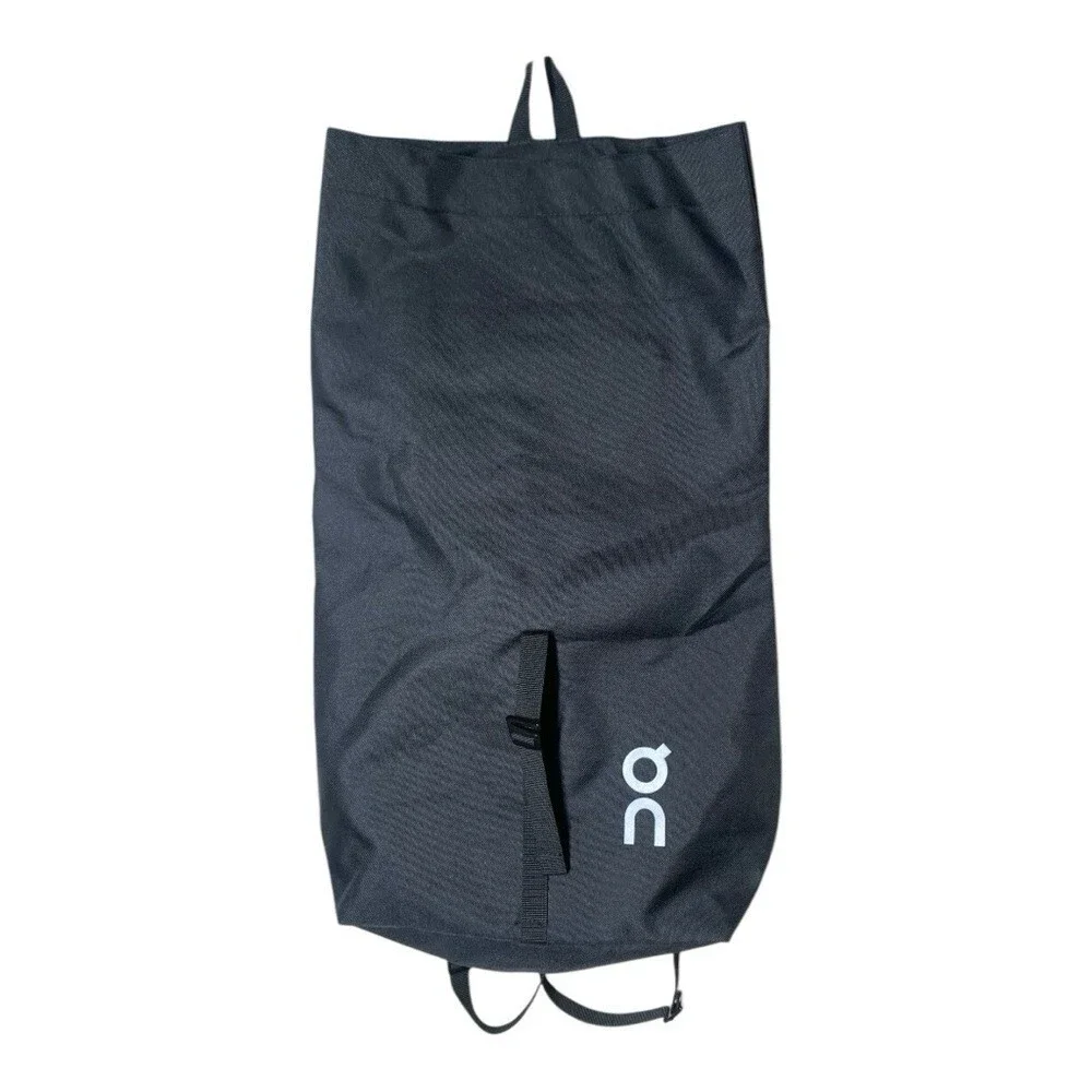 On Running On Cloud Black Fold Down Lightweight Backpack Bag
